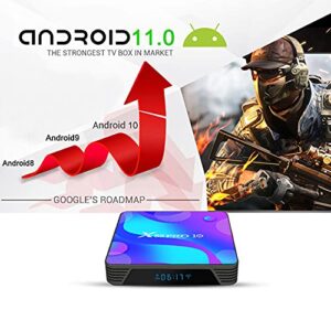 Android TV Box 2023 Android TV Box 11.0 4GB RAM 32GB ROM 4K RK3318 with 2.4G 5G WiFi Bluetooth 4.0 with Mini Wireless Keyboard TV Box Android Ethernet LAN USB 3.0 Smart TV Box Android Box