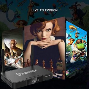 2023 The Best Version of English Android 9.0 OS S3Pro S3 pro TV Box Dual Strong Wi-Fi Connection Support HD 6K New Interface Come with Mini-Keyboard