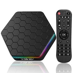 newest android tv box 12.0, t95z plus android tv box 4gb 32gb allwinner h618 quad core 64-bit smart android tv box with 2.4/5ghz dual-wifi 6k uhd wifi 6 bt5.0 ethernet 100m