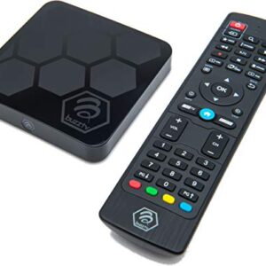 BuzzTV XR4000 - Android 9.0 IPTV Set-Top Box with IR-100 Remote - Faster Than Ever Before - 4K Ultra HD - 2GB RAM 16GB Storage - Latest Graphics Processor - Dual Band WiFi