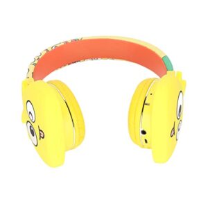 Kids Bluetooth Headphones,Over-Ear Foldable Noise Cancelling Headset,Cute Cartoon Wired/Wireless Headphones,Built in Microphone,Stereo Sound,for Phones Tablets Laptops