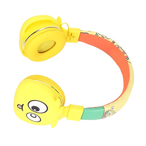 Kids Bluetooth Headphones,Over-Ear Foldable Noise Cancelling Headset,Cute Cartoon Wired/Wireless Headphones,Built in Microphone,Stereo Sound,for Phones Tablets Laptops