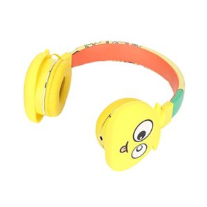 Kids Bluetooth Headphones,Over-Ear Foldable Noise Cancelling Headset,Cute Cartoon Wired/Wireless Headphones,Built in Microphone,Stereo Sound,for Phones Tablets Laptops