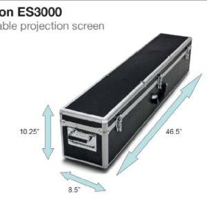 Epson ES3000 Ultra Portable Projection Screen (V12H002S3Y),Black/White