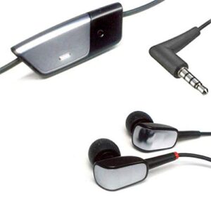 wired earphones headphones handsfree mic 3.5mm for moto g7 power, headset earbuds earpieces microphone compatible with motorola moto g7 power