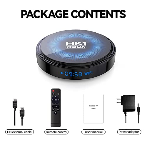 TV Box Android 11.0 2GB RAM 16GB ROM Set Top Box Smart TV Box Amlogic S905W2 1080P Ultra HD 4K HDR AV1 WiFi 2.4G 5.8GHz BT 4.1 USB 2.0 Android TV Box with Mini Wireless Backlit Keyboard