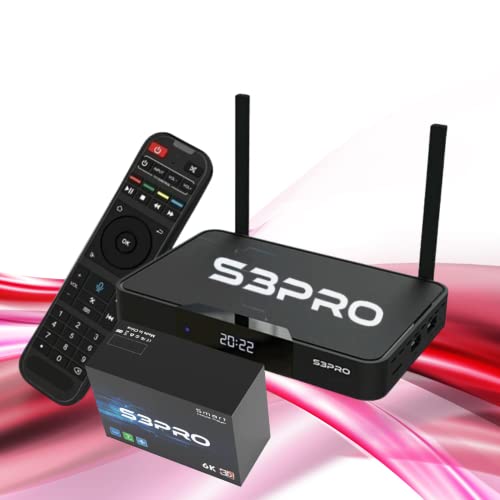 Dynamite Locks S3 Pro New Model 2022 Android 9 TV Box 2GB+32GB Wi-Fi with Voice Remote Control