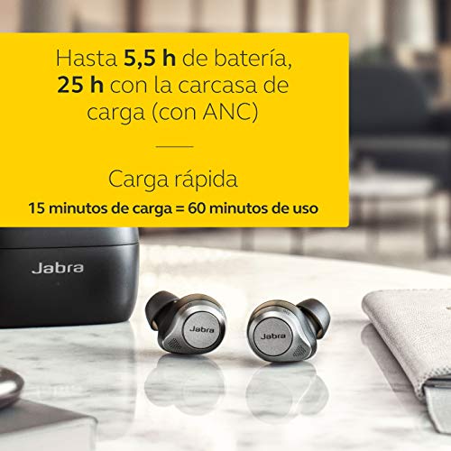 Jabra Elite 85t - Titanium Black Wireless Headset/Music Headphones Titanium Black