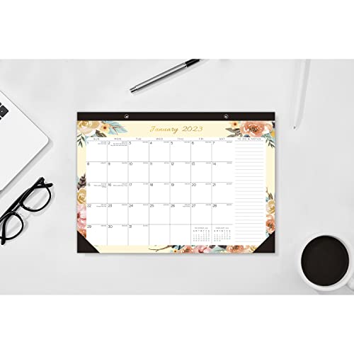 2023 Desk Calendar - 17” x 12” Large Monthly Desk Pad Calendar for Planning & Organizing - 12 Months Desktop/Wall Calendar Runs from January 2023 to December 2023