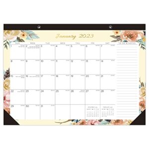 2023 desk calendar – 17” x 12” large monthly desk pad calendar for planning & organizing – 12 months desktop/wall calendar runs from january 2023 to december 2023