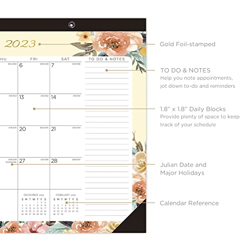 2023 Desk Calendar - 17” x 12” Large Monthly Desk Pad Calendar for Planning & Organizing - 12 Months Desktop/Wall Calendar Runs from January 2023 to December 2023