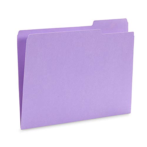 Blue Summit Supplies Ocean Tone Colored File Folders Letter Size, 1/3 Cut Top Tab File Folders, Assorted Blue and Green Colored, for Organizing and File Cabinet Storage, 100 Pack