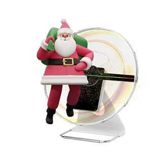 3D Hologram Fan with WiFi, 512PX Hi-Resolution 12" Holographic Video Projector, Graphic 3D Video-3D Advertising Display is Best for Store Shop Holiday Events Display Built-in Rechargeable Battery