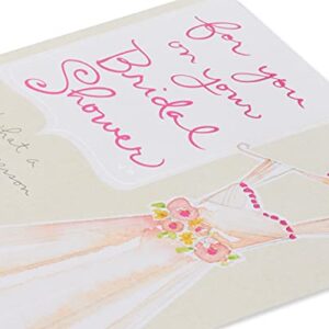 American Greetings Bridal Shower Card (Dress)