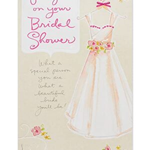 American Greetings Bridal Shower Card (Dress)