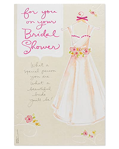 American Greetings Bridal Shower Card (Dress)