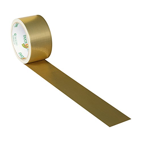 Duck Brand 280748 Duct Tape, Single Roll, Metallic Gold