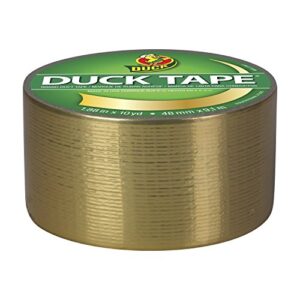 Duck Brand 280748 Duct Tape, Single Roll, Metallic Gold