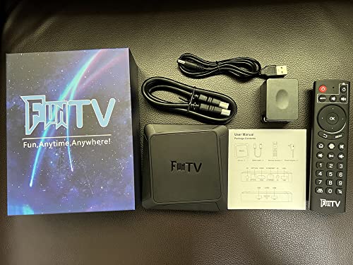 HTV Box PK funtv Box Chinese 2023 Funtv5 Fifth Generation Smart Voice Edition 最新五代 智能语音版 中文电视盒子 機頂盒 最新 高端 海外家庭必备 電視盒子 300+ 中港台頻道 直播 5天回放 華語 粵語 100k+ 海量高清影視劇集免費看