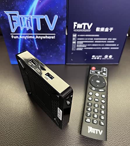 HTV Box PK funtv Box Chinese 2023 Funtv5 Fifth Generation Smart Voice Edition 最新五代 智能语音版 中文电视盒子 機頂盒 最新 高端 海外家庭必备 電視盒子 300+ 中港台頻道 直播 5天回放 華語 粵語 100k+ 海量高清影視劇集免費看