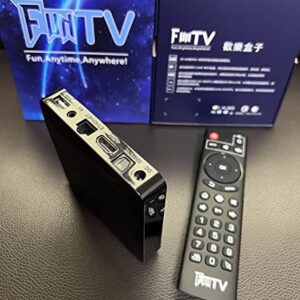 HTV Box PK funtv Box Chinese 2023 Funtv5 Fifth Generation Smart Voice Edition 最新五代 智能语音版 中文电视盒子 機頂盒 最新 高端 海外家庭必备 電視盒子 300+ 中港台頻道 直播 5天回放 華語 粵語 100k+ 海量高清影視劇集免費看