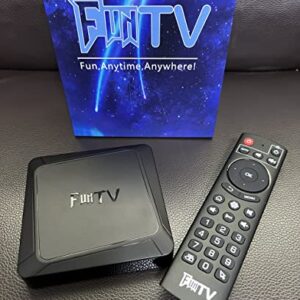 HTV Box PK funtv Box Chinese 2023 Funtv5 Fifth Generation Smart Voice Edition 最新五代 智能语音版 中文电视盒子 機頂盒 最新 高端 海外家庭必备 電視盒子 300+ 中港台頻道 直播 5天回放 華語 粵語 100k+ 海量高清影視劇集免費看