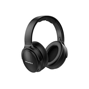 fiefrotd noise canceling over-ear headphones, open-back, flat-wire, reference studio headphones,flexible sling headband, black
