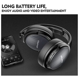 FIEFROTD Noise canceling Over-Ear Headphones, Open-Back, Flat-Wire, Reference Studio Headphones,Flexible Sling Headband, Black