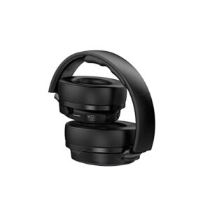 FIEFROTD Noise canceling Over-Ear Headphones, Open-Back, Flat-Wire, Reference Studio Headphones,Flexible Sling Headband, Black