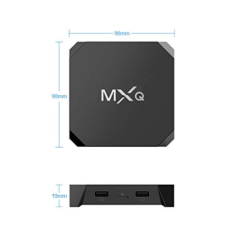 MXQ Android 7.1 TV Box Media Player Amlogic S905W Quard-core 1G+8G WiFi Ultra HD 4Kx2K up to 30fps 2.4GHz Smart OTT TV Box Vedio Player for Home Entertainment