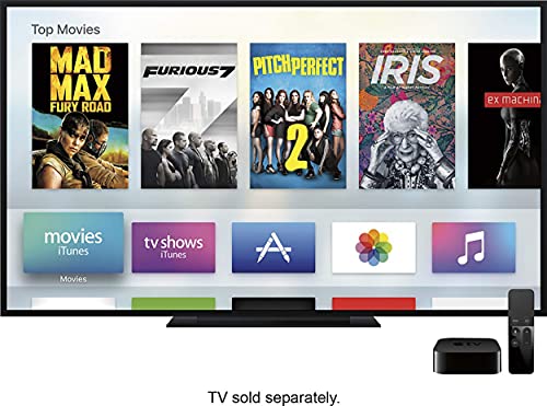 Apple Streaming TV 4K HD Media Player (32GB, 4th Generation, Latest Model) (Renewed)