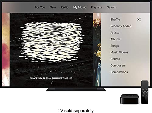 Apple Streaming TV 4K HD Media Player (32GB, 4th Generation, Latest Model) (Renewed)