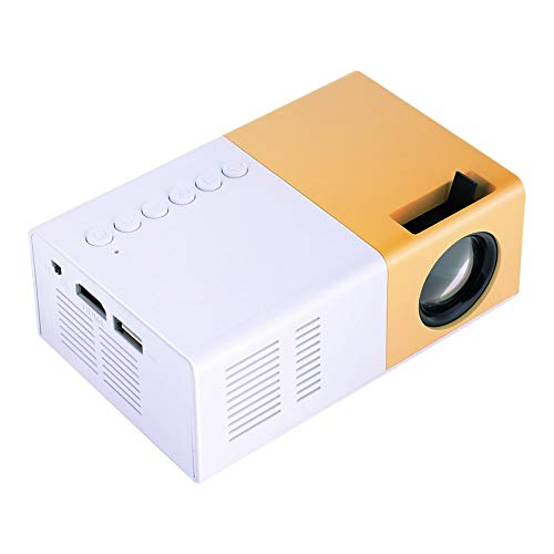 Mini Projector,1080P HD Portable Mini Private Home Theater Projector,Outdoor&Indoor LED Movie Projector,Suitable for Party Traveling Camping