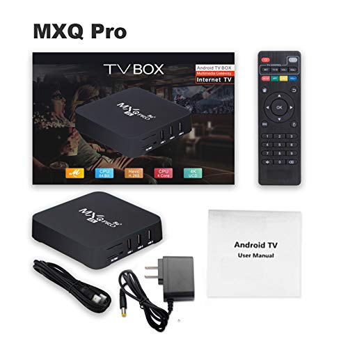 MXQ Pro 5G Android 12.1 TV Box Ram 1GB ROM 8GB Android Smart Box H.265 HD 3D Dual Band 2.4G/5.8G WiFi Quad Core Home Media Player