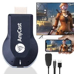 Wireless WiFi Display Dongle Adapter, 2.4G Wireless Screen Share Display Receiver, Compatible with Smartphone, Tablet, PC to TV, Projector, Car Display via Airplay Miracast DLNA.