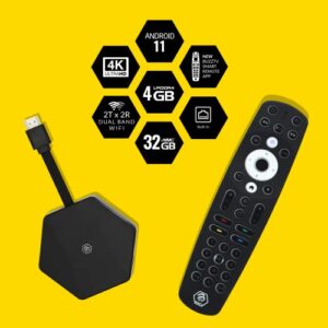 BuzzTV HD5 TV Box - Android OS 11 - Amlogic S905Y4 Quad-core 64bit - 2GB DDR4-32GB eMMC