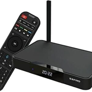 Paioisl New 2023 S3 PRO Android 9 32GB Smart TV Box 6k Ultra HD Built-in Voice Control System