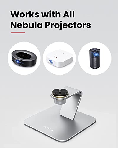 Nebula by Anker Mars II Pro 500 ANSI Lumen Portable Projector with Nebula Desktop Stand for Projectors, 360° and Height Adjustment