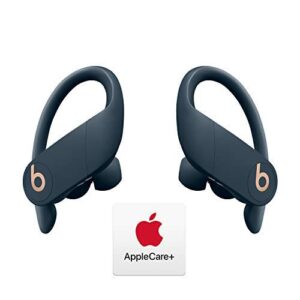 powerbeats pro totally wireless earphones – apple h1 chip – navy with applecare+ bundle