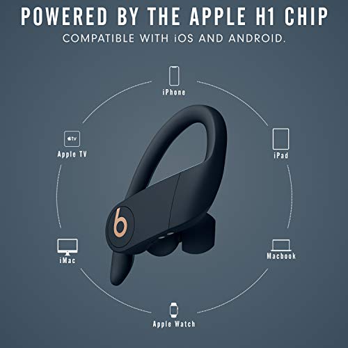 Powerbeats Pro Totally Wireless Earphones - Apple H1 Chip - Navy with AppleCare+ Bundle