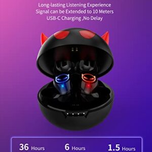 Tiny Bluetooth Earbuds,Kids Wireless Ear Bud with Cute Charging Case, Waterproof Stereo TWS Wireless Earphone with Micphone for Workout Sport,Bluetooth 5.0 Headphones for iPhone and Android as Gift