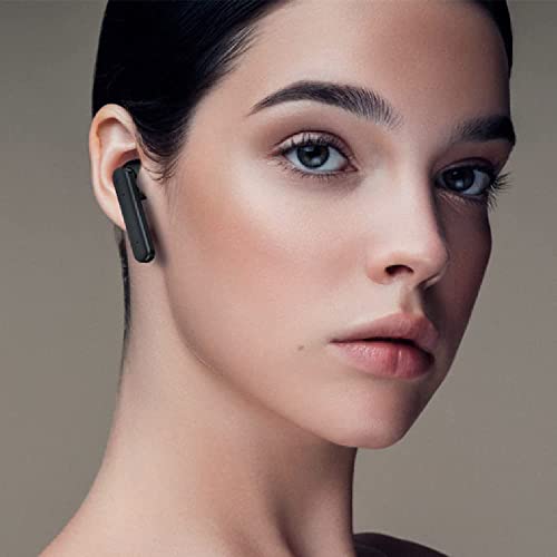 Wireless Earbuds, LED Bluetooth 5.1 Earbuds HiFi Sterero, IPX5 Waterproof Touch Control True Wireless Earbuds with Microphone, Bluetooth Headphones for Sport and Working Black