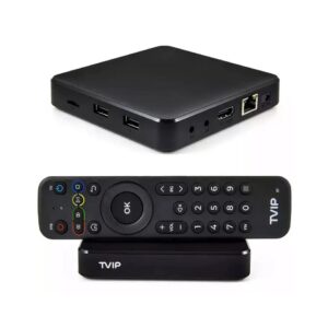 2023 DOORDARSHAN Black TVIP S-Box V.706 2GB RAM Faster Than TVIP S-Box V.605 4K Linux IPTV Box - 2TB (2000GB) Storage Drive Faster Than MAG 524w3 .