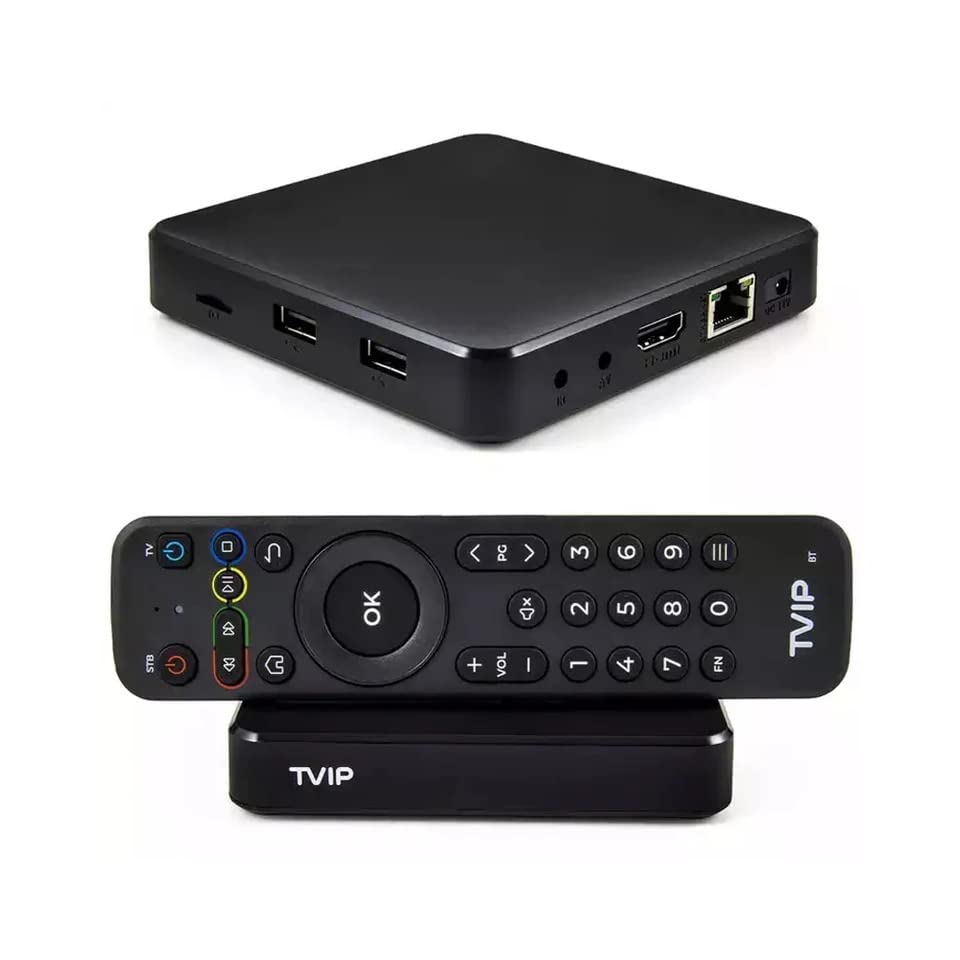 2023 DOORDARSHAN Black TVIP S-Box V.706 2GB RAM Faster Than TVIP S-Box V.605 4K Linux IPTV Box - 2TB (2000GB) Storage Drive Faster Than MAG 524w3 .