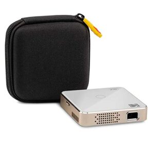 kodak luma 75 pocket projector – portable movie projector w/built-in speaker for home & office hdmi, usb, with eva travel case