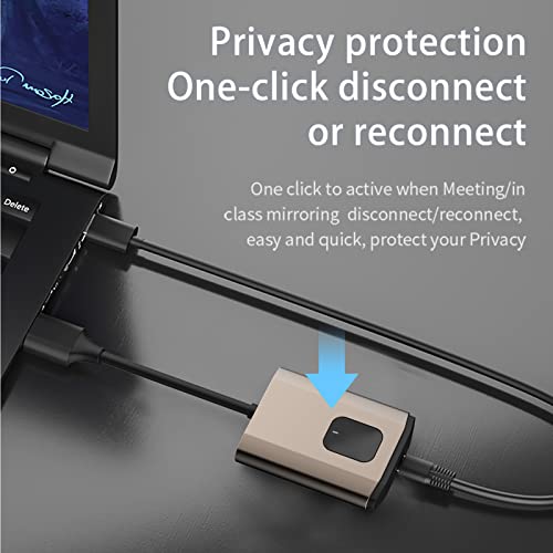 Renkchip Wireless HDMI Transmitter and Receiver, 1080P/60Hz Output with VGA/HDMI Interface, for Streaming Video/Audio to HDTV/Projector，No Drive Required