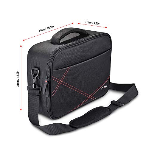 Projector Case, Projector Travel Carrying Bag Internal Dimension 14.5"x10.6"x3.9" with Adjustable Shoulder Strap & Compartment Dividers for for Acer, Epson, Benq, LG, Sony (Large)