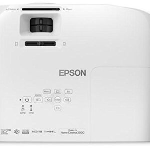 Epson Home Cinema 2000 1080p 3D 3LCD Home Theater Projector