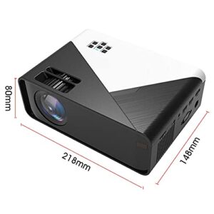 Thick Mini Projector 3500 Lumens 720P Support 1080P LED WiFi Projector Video Home Cinema -Compatible (Size : Android Version)