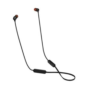jbl tune 115bt – wireless in-ear headphone with remote – black